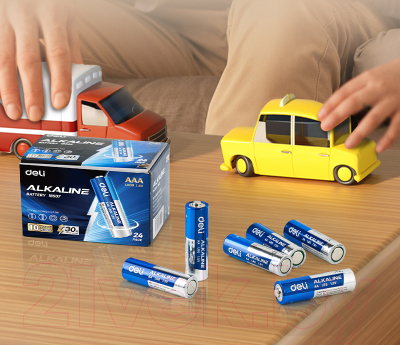 Комплект батареек Deli ААА LR03 / 18507