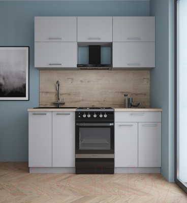 Кухонный гарнитур Интерлиния Мила Gloss 50-17