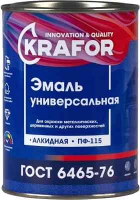 Эмаль Krafor ПФ-115 - фото