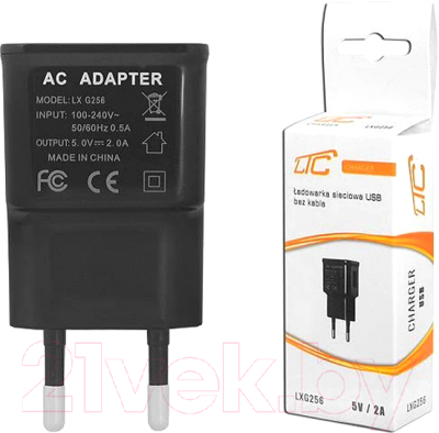 Адаптер питания сетевой Lextool USB 2A LTC / LXG256