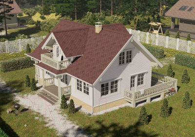 Сайдинг Docke Premium Брус D6S / PSBR-1044