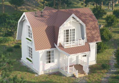 Сайдинг Docke Premium Брус D6S / PSBR-1044