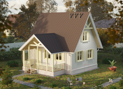 Сайдинг Docke Premium Брус D6S / PSBR-1044