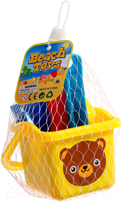 Набор игрушек для песочницы Sima-Land Веселый медведь / 10112757