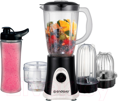 Блендер стационарный Endever Sigma-203 (черный/белый) - фото