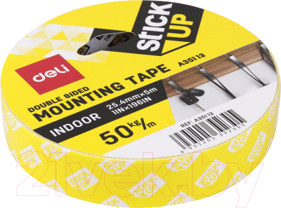 Скотч двухсторонний Deli Indoor / A35113 - фото
