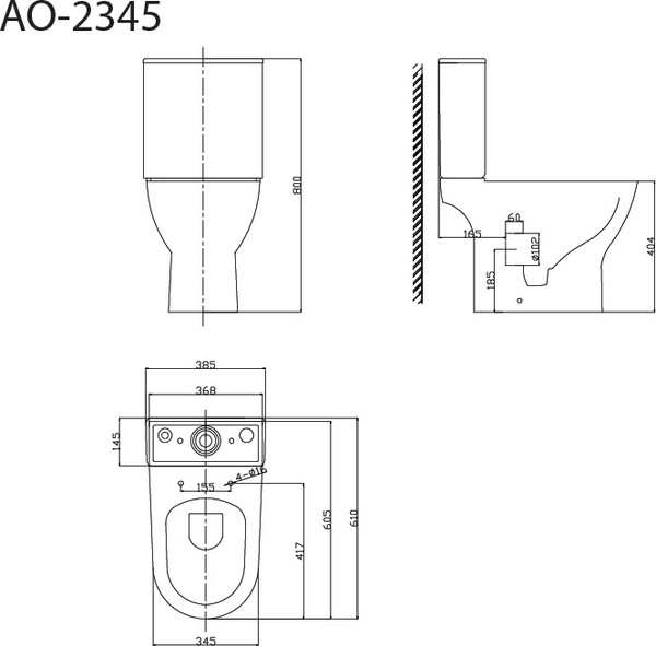 Унитаз напольный Triton Pro Astro AO-2345