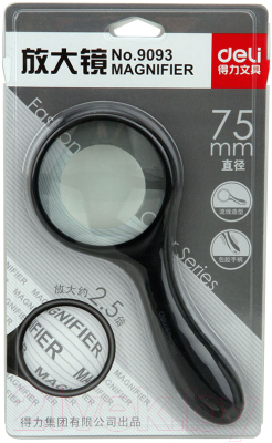 Лупа ручная Deli 9093