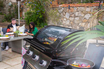 Газовый гриль Sahara S375 3B BBQ Smokey Teal