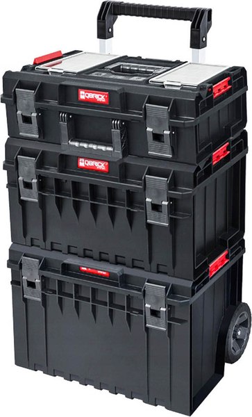 Набор ящиков для инструментов QBrick System One Cart 2.0. Red Ultra HD / Z258032PG001 - фото