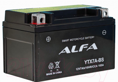 Мотоаккумулятор ALFA battery YTX7A-BS / EB7-3