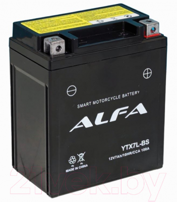 Мотоаккумулятор ALFA battery YTX7L-BS / EB7B-4-1