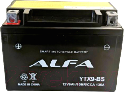 Мотоаккумулятор ALFA battery YTX9-BS / EB9-4 - фото