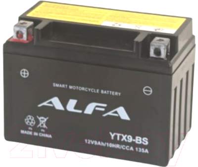 Мотоаккумулятор ALFA battery YTX9-BS / EB9-4