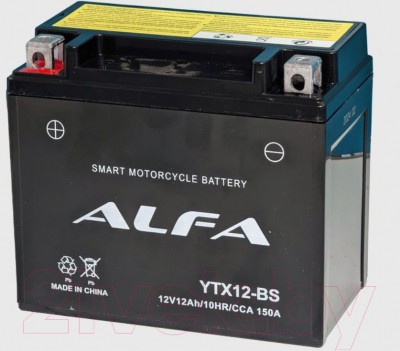 Мотоаккумулятор ALFA battery YTX12-BS / EB12E-3-1