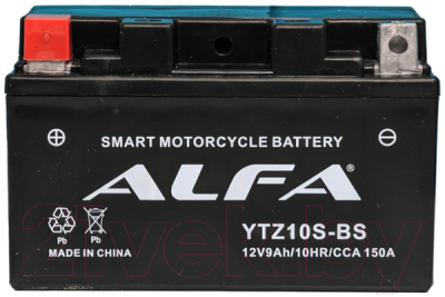 Мотоаккумулятор ALFA battery YTZ10S-BS / EBZ10-4-2 - фото