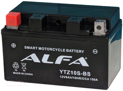 Мотоаккумулятор ALFA battery YTZ10S-BS / EBZ10-4-2
