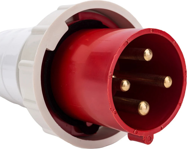 Вилка силовая Navigator 535 3Р+РЕ 63А 380В IP54 / 14291