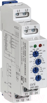 Реле контроля фаз IEK ORF-06D-127-265VAC - фото