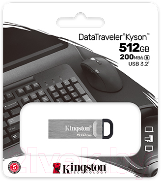 USB flash накопитель Kingston Kyson 512GB USB 3.0 (DTKN/512GB)