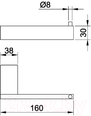 Держатель для туалетной бумаги Maxonor Pure Life PL2103