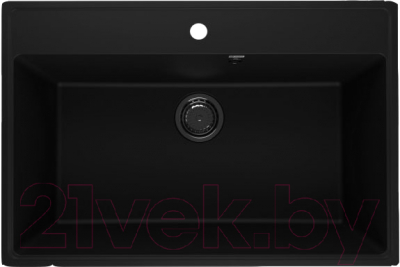 Мойка кухонная Ulgran Quartz Forte 760 (07 уголь) - фото