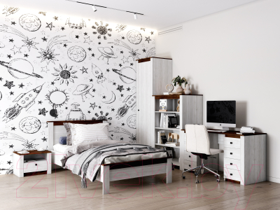 Шкаф-пенал Мебельград Даллас 1 дверный