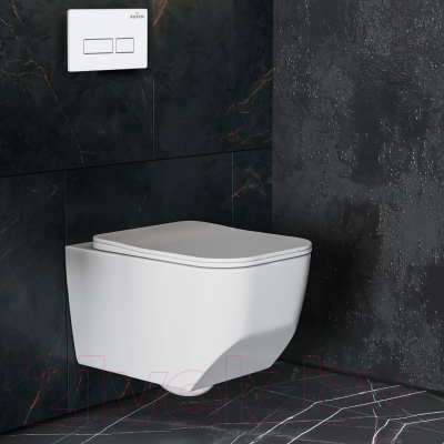 Унитаз подвесной с инсталляцией Roxen StounFix Dual Fresh 577353