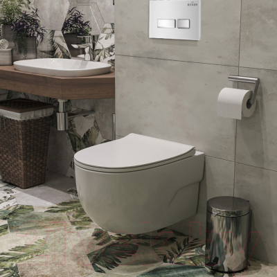 Унитаз подвесной с инсталляцией Roxen StounFix Slim 636623