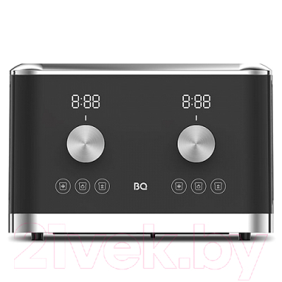 Тостер BQ T4000 (черный/стальной)