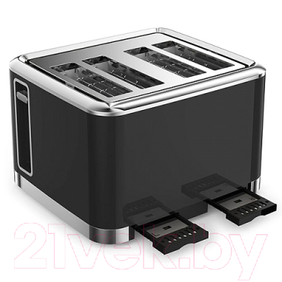 Тостер BQ T4000 (черный/стальной)