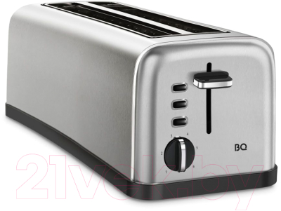 Тостер BQ T2003 (стальной/черный) - фото