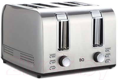 Тостер BQ T2001 (стальной/черный)