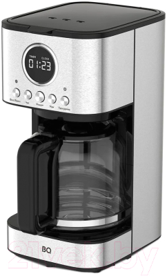 Капельная кофеварка BQ CM1007 (стальной/черный) - фото