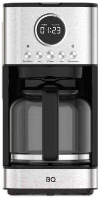 Капельная кофеварка BQ CM1007 (стальной/черный)