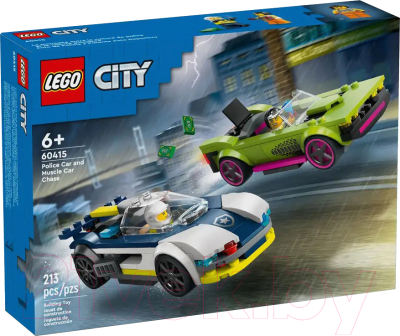 Конструктор Lego City Police Car and Muscle Car Chase 60415  - фото