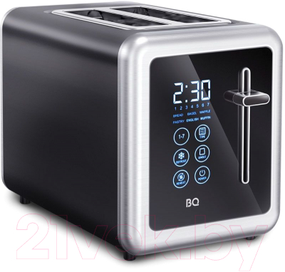 Тостер BQ T4002 (черный/стальной) - фото
