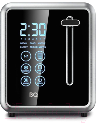 Тостер BQ T4002 (черный/стальной)