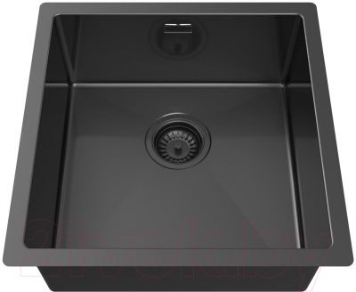 Мойка кухонная ZORG ZRN 4545 Premium PVD Gunblack