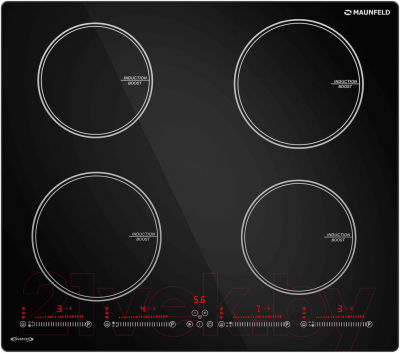 Индукционная варочная панель Maunfeld CVI594SBK Inverter - фото