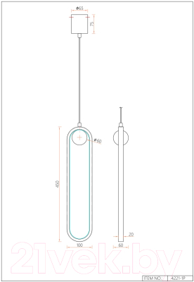 Потолочный светильник F-Promo 4221-1P