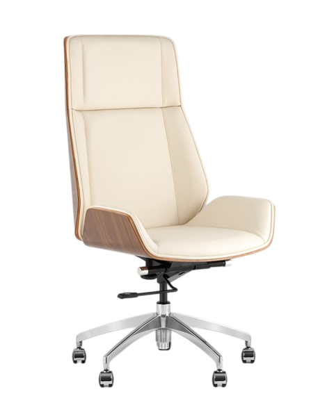 Кресло офисное TopChairs Crown SN A312 8383-1 Walnut Back - фото