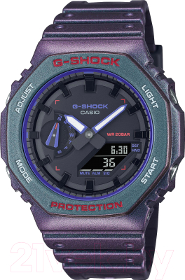 Часы наручные мужские Casio GA-2100AH-6A - фото