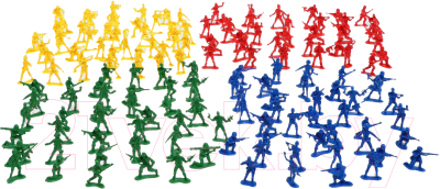 Набор фигурок игровых Sima-Land Солдатики. Схватка L-131 / 7649216 - фото