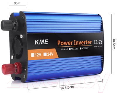 Автомобильный инвертор Soft Drive Carmaer 500W / EDA001950801