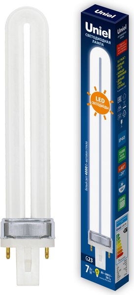 Лампа Uniel LED-PL-7W/4000K/G23/FR PLZ03WH / UL-00005662