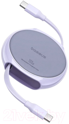 Кабель Baseus Free2Draw 100W Type-C to Type-C Retractable / 662802804D - фото