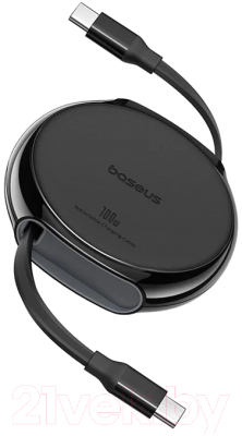 Кабель Baseus Free2Draw 100W Type-C to Type-C Retractable / 662802804A - фото