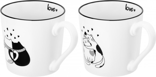 Набор кружек Elan Gallery Влюбленные котики / 880194