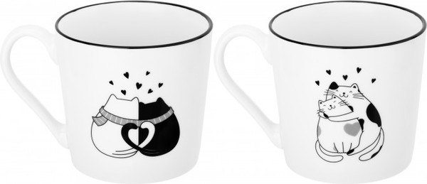 Набор кружек Elan Gallery Влюбленные котики / 880194